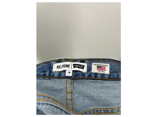 Autre Marque RE/DONE x LEVI'S Jeansshorts Blau Größe 28 - Ansicht 6