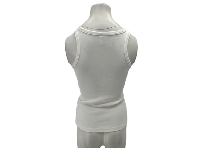 Camiseta de tirantes blanca de algodón Samsoe & Samsoe Blanco - vista 2