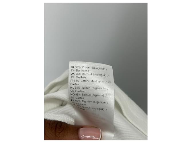Camiseta de tirantes blanca de algodón Samsoe & Samsoe Blanco - vista 7