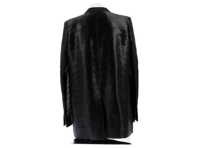 Giacca da completo Givenchy in seta nera Taglia 48 Nero - vista 2