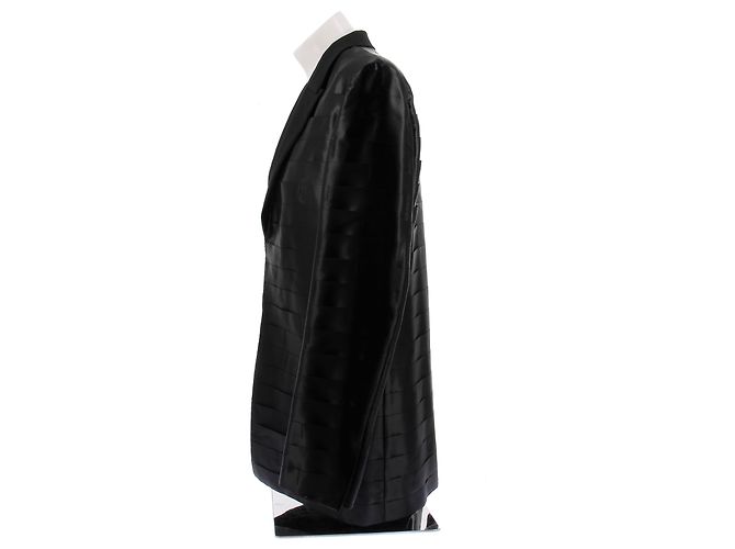 Giacca da completo Givenchy in seta nera Taglia 48 Nero - vista 3