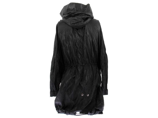 Parka preta Givenchy Preto - vista 2
