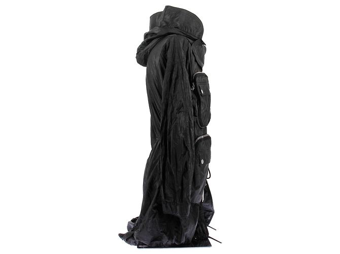 Parka preta Givenchy Preto - vista 3