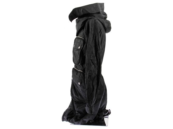 Parka preta Givenchy Preto - vista 4