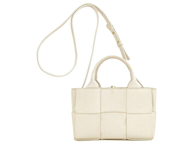 Borsa 2-Way Bottega Veneta Candy Arco Bianco - vista 2