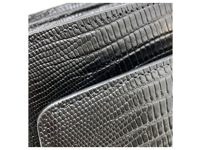Borsa a tracolla Marni Trunk Reverse Embossed Leather Nero - vista 14