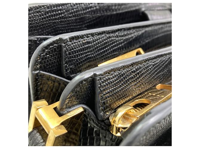 Borsa a tracolla Marni Trunk Reverse Embossed Leather Nero - vista 15
