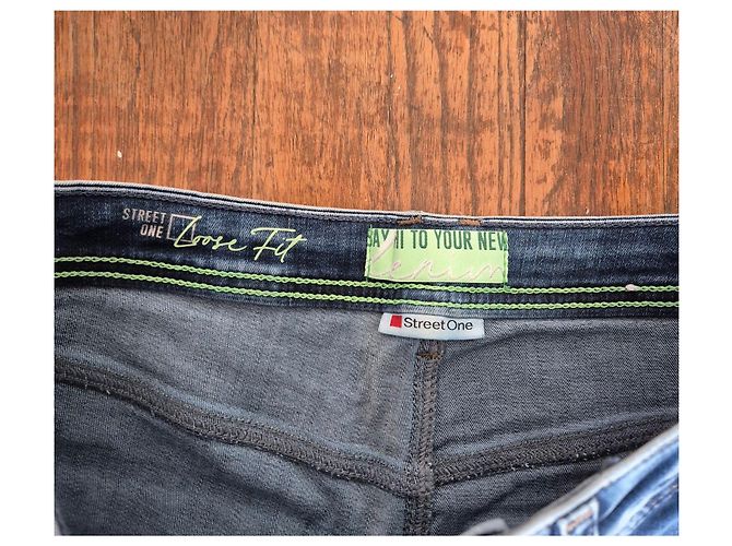 Autre Marque vaqueros street one loose fit talla 28/28 fr 36/38 denim azul - vista 5