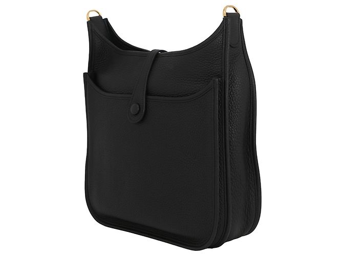 Hermès Borsa a tracolla Hermes Evelyne 3 PM Nero - vista 2
