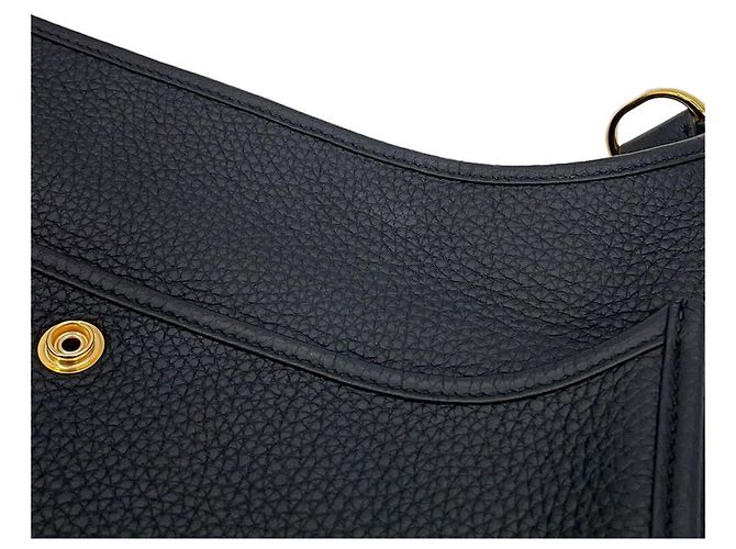 Hermès Borsa a tracolla Hermes Evelyne 3 PM Nero - vista 7
