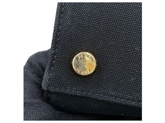 Fendi Tote Bag - Versace Kooperation Schwarz Golden - Ansicht 11