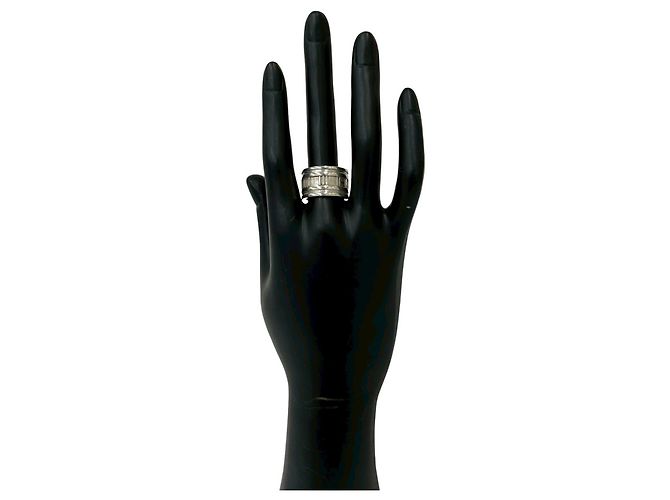 Tiffany & Co Anello Atlas largo di Tiffany in argento sterling 925 - vista 2