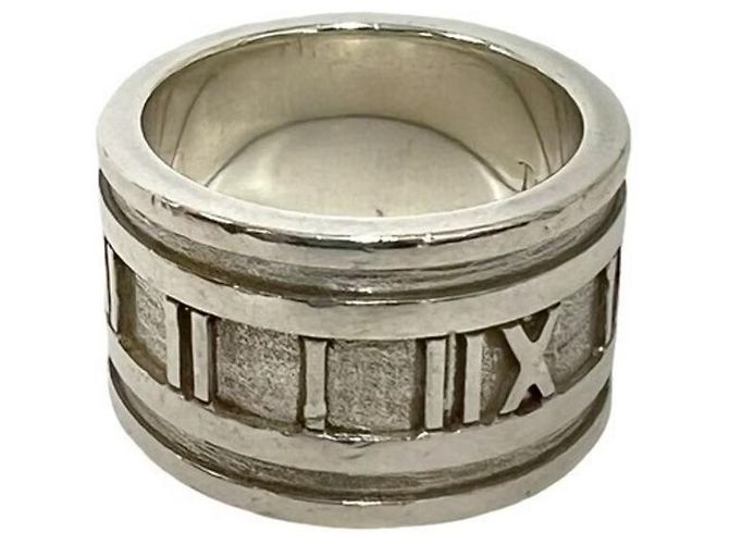 Tiffany & Co Anello Atlas largo di Tiffany in argento sterling 925 - vista 4