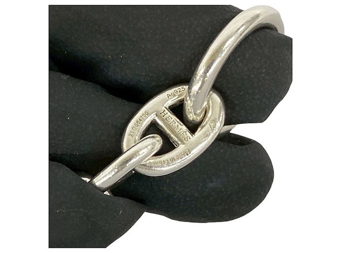 Hermès Hermes Chaine d'Ancre PM Silver Charm Bracelet Argento - vista 3