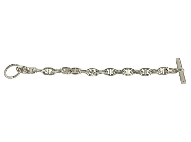 Hermès Hermes Chaine d'Ancre PM Silver Charm Bracelet Argento - vista 5