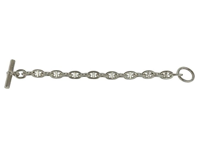 Hermès Hermes Chaine d'Ancre PM Silver Charm Bracelet Argento - vista 6