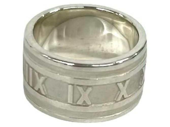 Anello Tiffany & Co. Vintage Atlas Wide Band Argento - vista 5