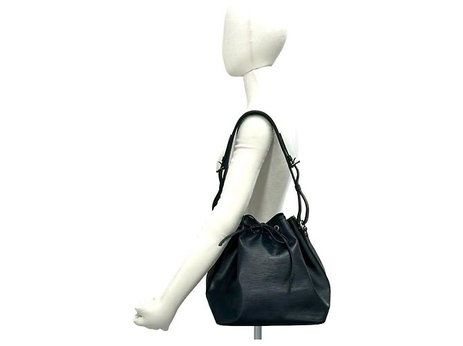 Noe Borsa Louis Vuitton Vintage Petit Noé in pelle Epi Nero - vista 2