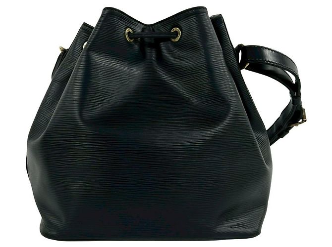 Noe Borsa Louis Vuitton Vintage Petit Noé in pelle Epi Nero - vista 3