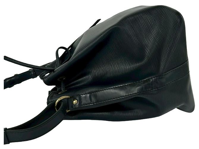 Noe Borsa Louis Vuitton Vintage Petit Noé in pelle Epi Nero - vista 5