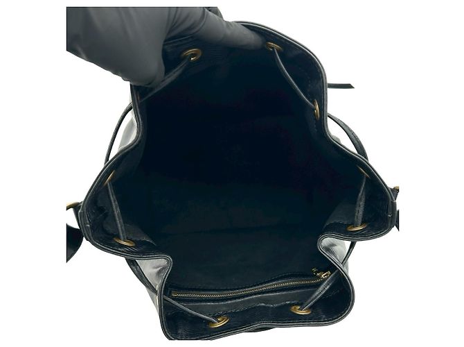 Noe Borsa Louis Vuitton Vintage Petit Noé in pelle Epi Nero - vista 9