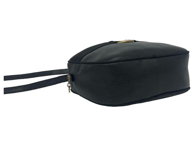 Borsa a tracolla e pochette in pelle Salvatore Ferragamo Vara Ribbon Hardware Nero - vista 7