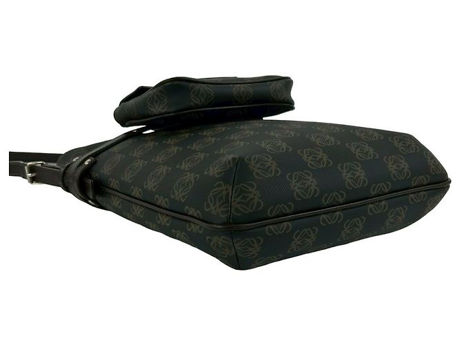 Borsa a tracolla in pelle marrone LOEWE - vista 7