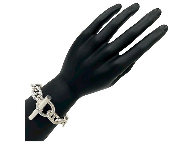 Hermès HERMES Chaine d'Ancre TGM Pulsera Plata - vista 2
