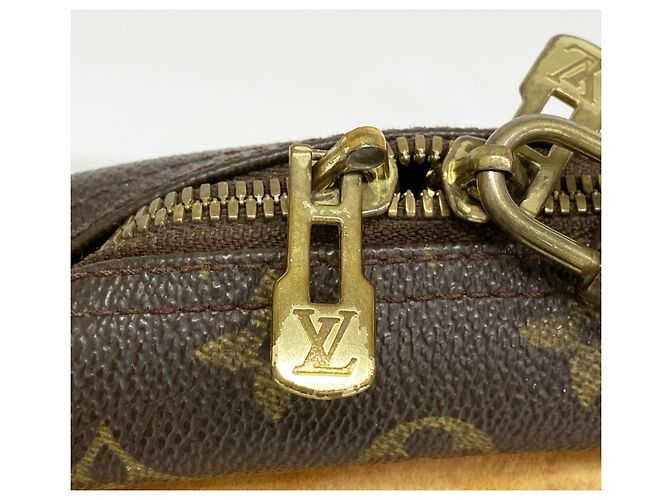 Borsa Louis Vuitton Monogram Deauville Marrone - vista 10