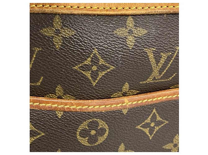 Borsa Louis Vuitton Monogram Deauville Marrone - vista 12