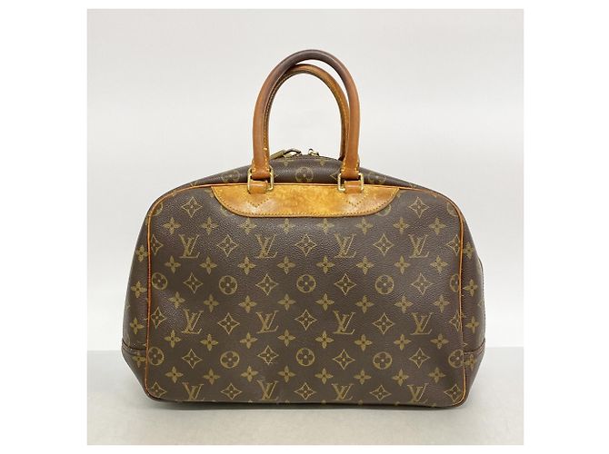 Borsa Louis Vuitton Monogram Deauville Marrone - vista 14