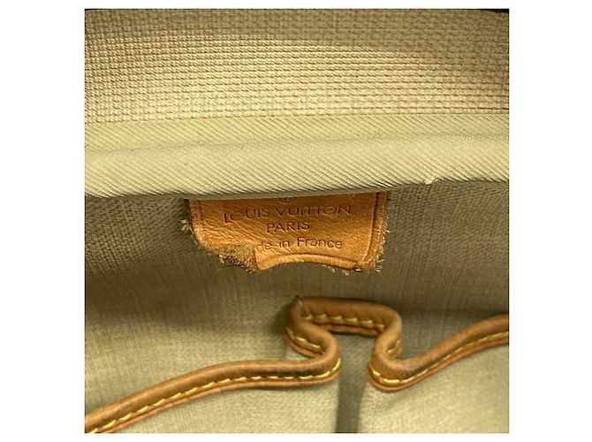 Borsa Louis Vuitton Monogram Deauville Marrone - vista 5
