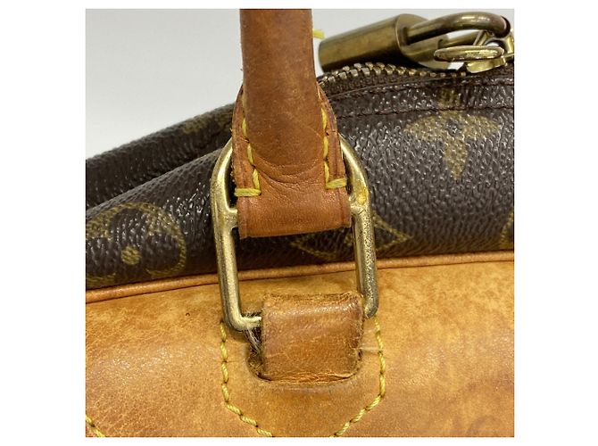 Borsa Louis Vuitton Monogram Deauville Marrone - vista 8