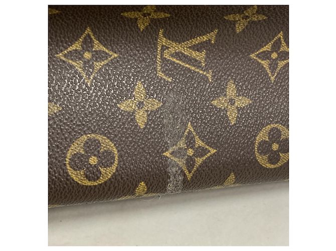Borsa Louis Vuitton Monogram Deauville Marrone - vista 9