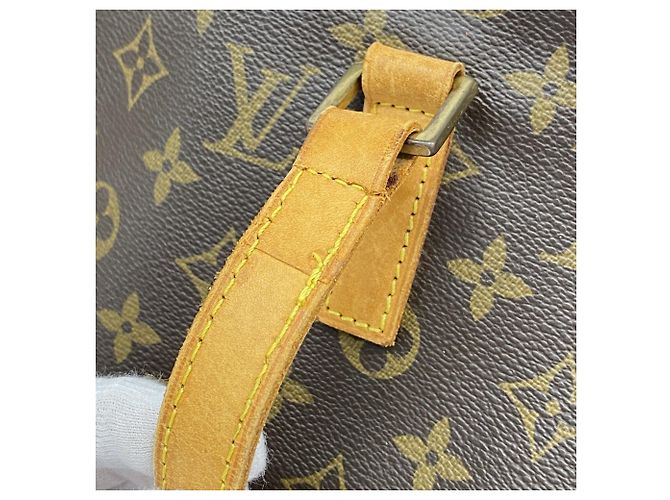 Borsa Tote Cabas Mezzo Monogram Louis Vuitton Marrone - vista 9