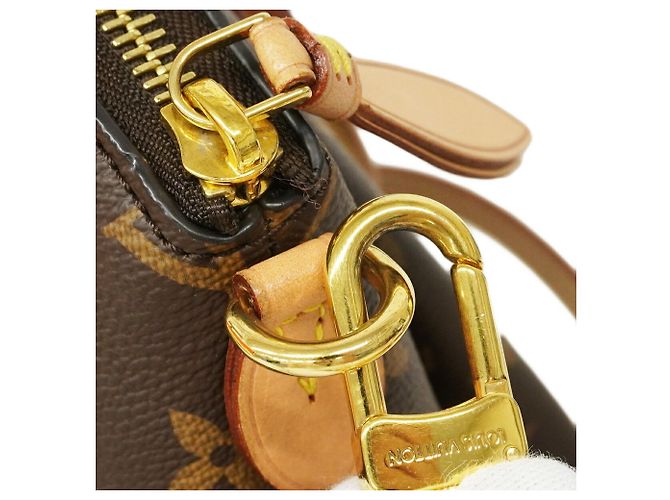 Borsa Louis Vuitton Monogram Rivoli PM Marrone - vista 7