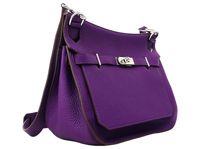 Hermès Hermes Jypsiere 28 Schultertasche Lila - Ansicht 2