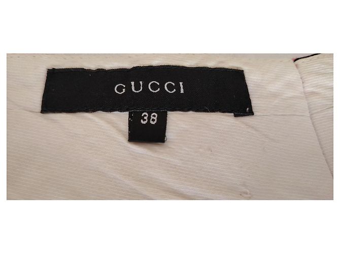 Pantalones Gucci de algodón rojo y rosa con estampado floral Negro Blanco Roja - vista 3