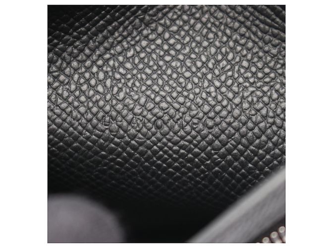 Cartera compacta de dos pliegues Hermès Bearn Negro - vista 6