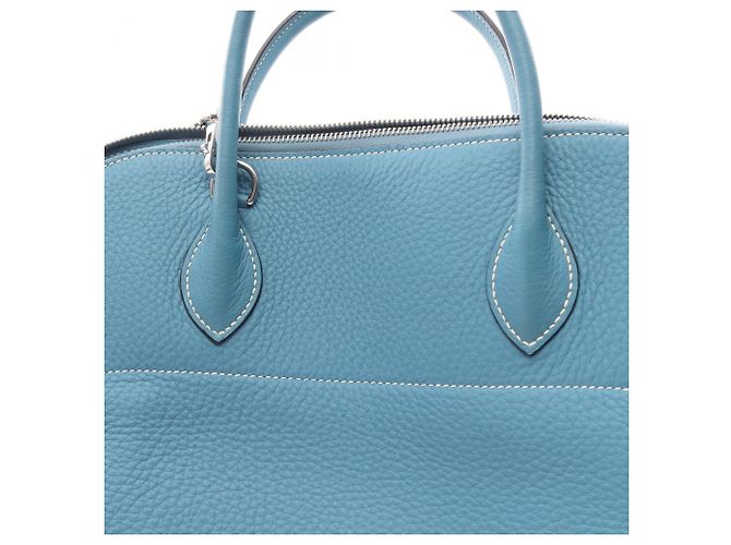 Hermès Borsa Hermes Bolide 35 Blue Jean - Ansicht 7
