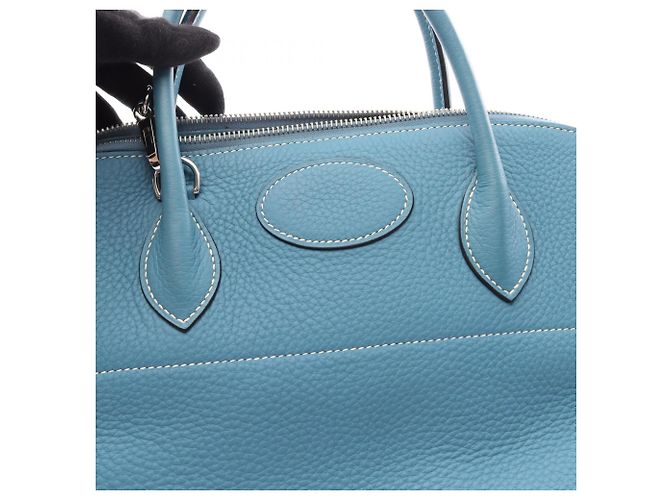 Hermès Borsa Hermes Bolide 35 Blue Jean - Ansicht 8