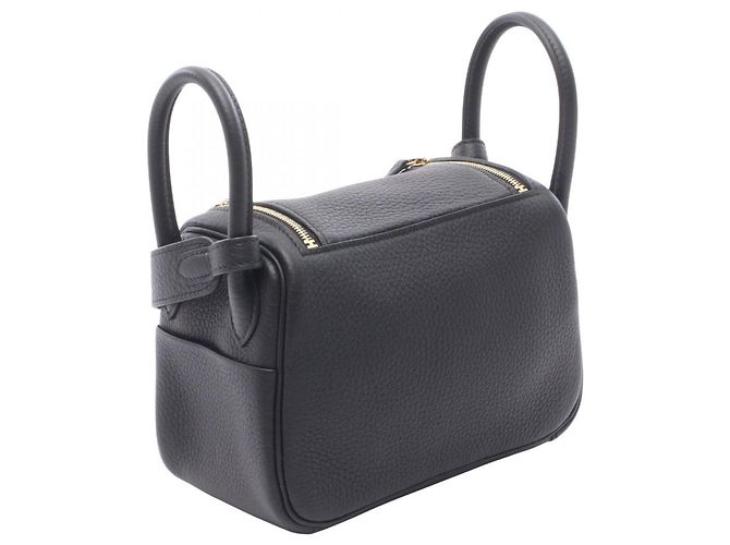 Hermès Borsa a tracolla Hermes Lindy Mini Nero - vista 2