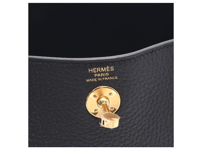 Hermès Borsa a tracolla Hermes Lindy Mini Nero - vista 4