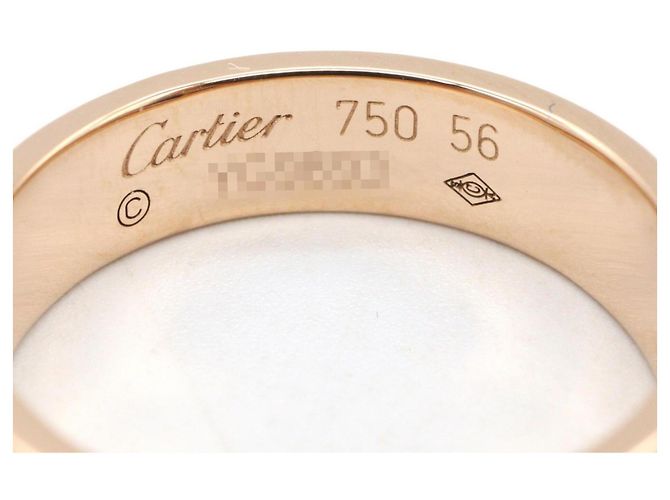 Anello Love Band di Cartier in oro rosa 18K D'oro - vista 3