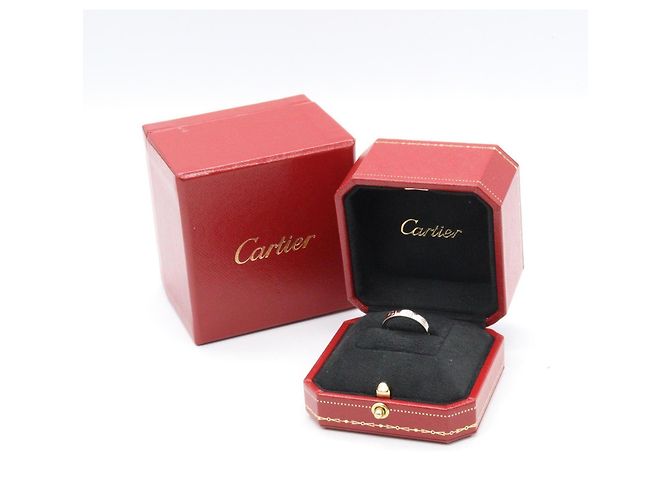 Anel Mini Love da Cartier em ouro branco 18K Prata - vista 6