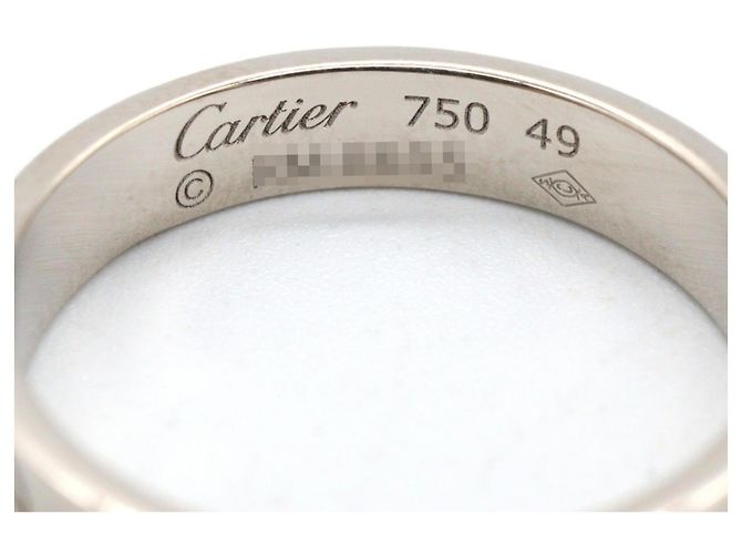 Cartier Mini Love Ring aus 18K Weißgold Silber - Ansicht 3