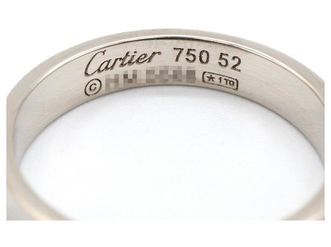 Anello Cartier Mini Love in oro bianco 18K Argento - vista 3