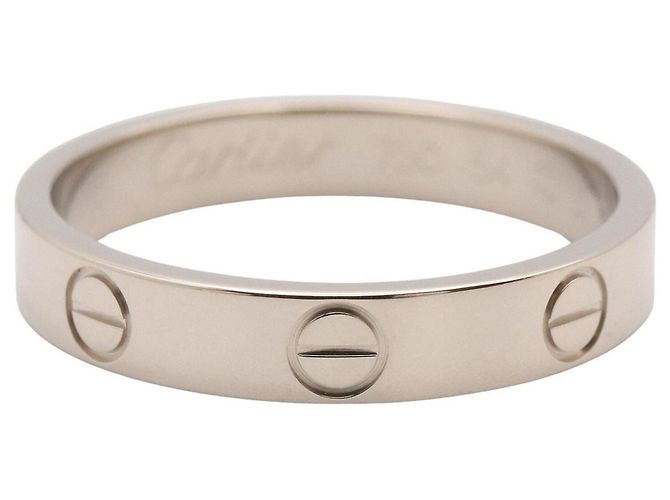 Cartier Mini Love Ring aus 18K Weißgold Silber - Ansicht 3