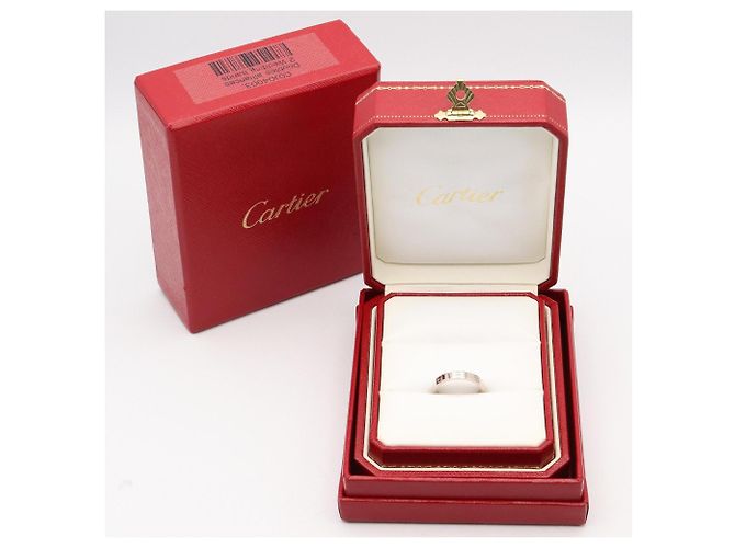 Cartier Mini Love Ring aus 18K Weißgold Silber - Ansicht 8