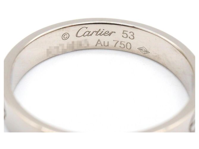Cartier Mini Love Ring Silber - Ansicht 3
